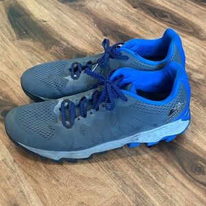Men's Gray and Blue Montrail Columbia Trail Shoes